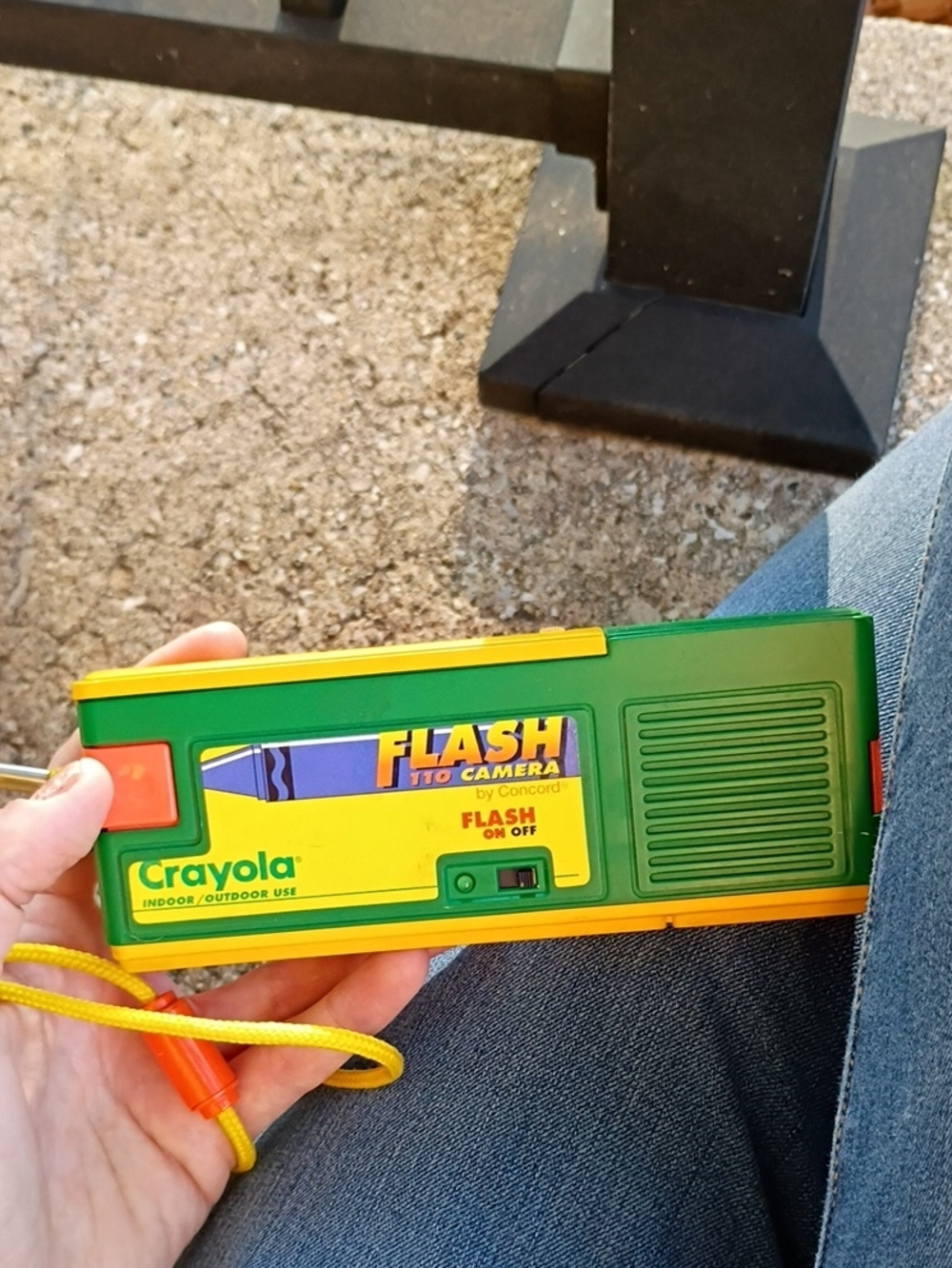 Crayola Green, Yellow & Orange Flash 110 Camera